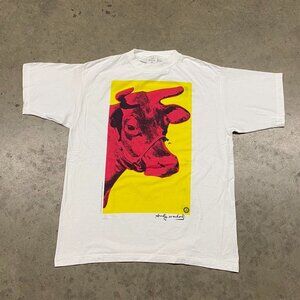 Andy Warhol White Cow Tee